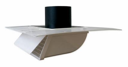 EXHAUST W/SCREEN DAMPER