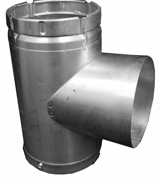 4" x 4" x 4" Single Wall Tee