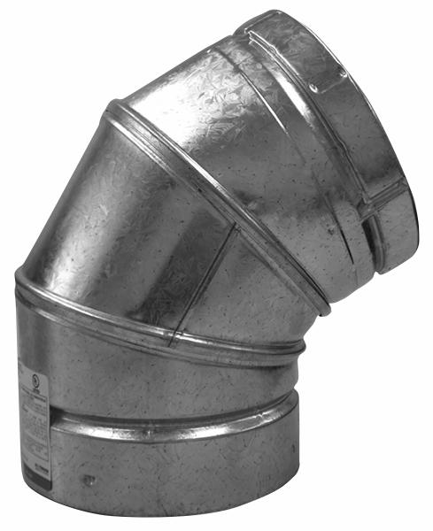 4" Double Wall 45 Degree Elbow 445EL