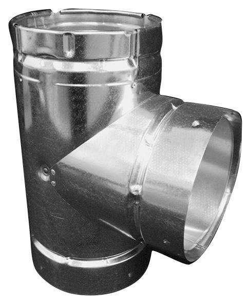 5" x 5" x 5" Double Wall Tee