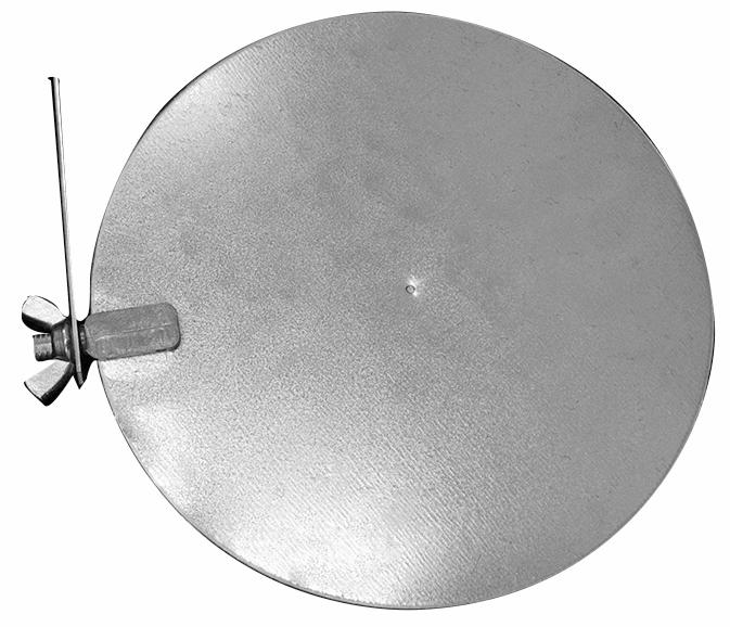 7" Pipe Damper Single Stem 26ga