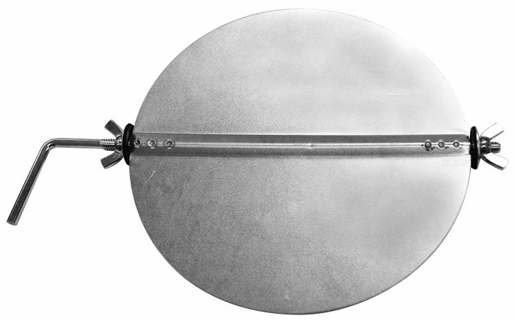 6" Commercial Pipe Damper 24ga