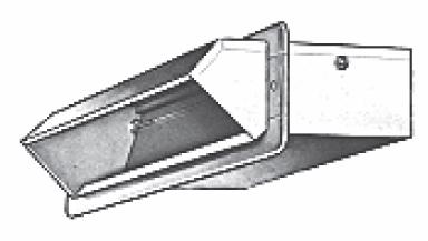 3-1/4" x 10" Wall Cap with 5" Extension 7393-5"
