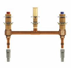 Rough-In for 3-Hole Roman Tub Faucet (pex connections)