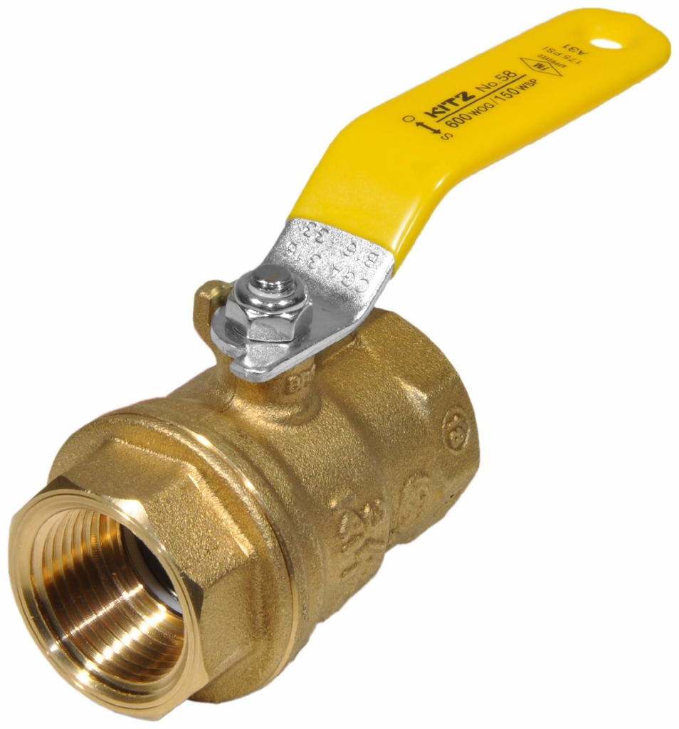 1 IP KITZ BALL VALVE 58