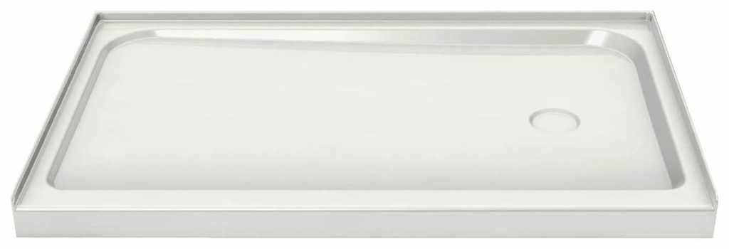 60" x 32" RH Drain Alcove Shower Base