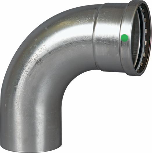 4 P/P STAINLESS STEEL CXFTG 90° ELBOW XL