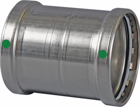 4 P/P STAINLESS STEEL CXC COUPLING L/STP XL