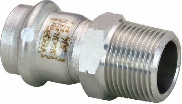 1-1/2 P/P STAINLESS STEEL CXM ADAPTER FKM