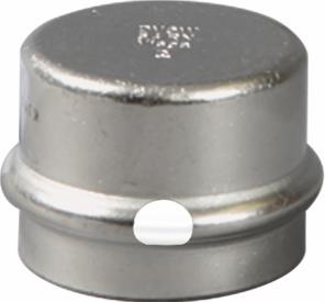 1/2 P/P STAINLESS STEEL C CAP FKM