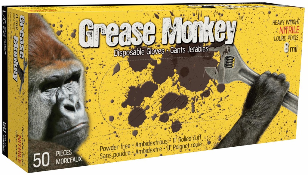Grease Monkey 8 Mil Nitril Glove XXL