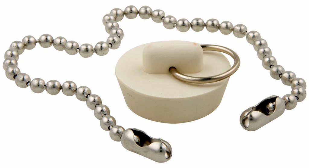 1-1/8" Basin Plug with Chain
