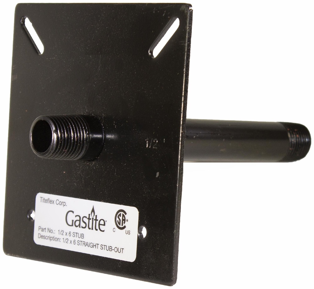 1/2"M X 6"LENGTH STRAIGHT STUB