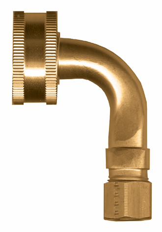 3/4" DISHWASHER ELBOW HOSE CONNECTOR