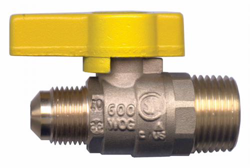 1/2 Tube x 1/2 Male Pipe, CSA, -40F to 125F, Up to 5 PSI