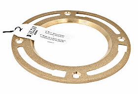 4"16 OZ. XHEAVY BRASS CLOSET FLANGE