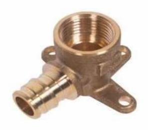 1/2  FIP 90 Drop Ear Elbow PPSU Cold Expansion F1960