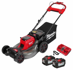 [4515155] M18 FUEL 18 Volt Lithium-Ion Brushless Cordless 21 in. Self-Propelled Dual Battery Mower Kit