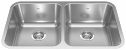 [4402155] Reginox 30-7/8" 2 Bowl Undermount Sink