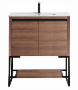 [2548020] Selby 30" x 18" 2-Door Vanity with Metal Base (Cabinet Only)