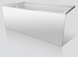 [6431025] PSPACE6032SK 60x32x22 Skirted Bathtub with RH Drain