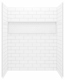 [6450630] NexTIle 60" x 32" x 74" 4-Piece Shower Wall Kit