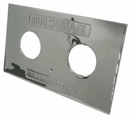 [3809780] PLATE 2 2-1/2 A/S-S/P CHROME RECT.