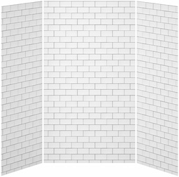 [3752860] 36 x 48 x 36 3-Panel Shower Wall Kit for Alcove Installation