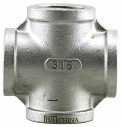 [7110685] 1/4 STAINLESS THRD 150# CROSS