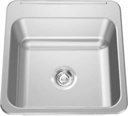 [4407310] 18-1/8" 3-Hole 1 Bowl Drop-In Kitchen Sink