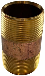 [7109279] 1/4 X 3-1/2 STD BRASS NIPPLE