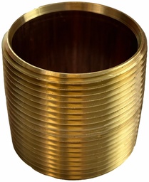 [7109274] 1/4 X CLOSE STD BRASS NIPPLE
