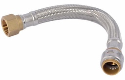 [1226000] 3/4 X12 STAINLESS STEEL BRAID W/HEATER CONNECTOR