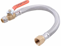 [1227102] 3/4 X 3/4FIP 18" CONN WITH BALL VALVE