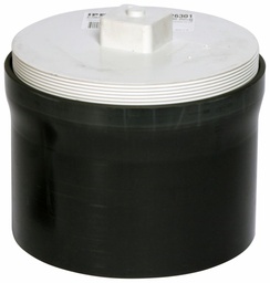 [7560676] 8" PVC DWV C/O W/ PLUG SPxGSKT PLUG SYSTEM 15