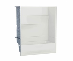 [6455335] Gallery TS-6030 RH Drain Alcove 2-Piece Tub & Shower