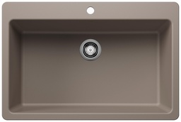 [1217234] Liven 33 1 Bowl Dual Mount Silgranit Kitchen Sink
