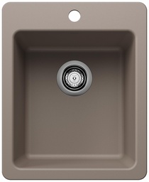 [1217274] Liven 17 1 Bowl Dual Mount Bar Sink