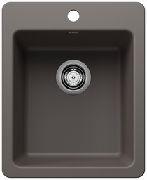 [1217276] Liven 17 1 Bowl Dual Mount Bar Sink