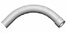 [7501040] 2" PVC Conduit 90 Degree Elbow