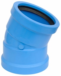 [7670940] 6"x22 1/2D PVC ELBOW CIOD DR18 BxB BLUE BRUTE