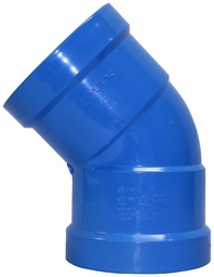 [7670920] 6"x45D PVC ELBOW CIOD DR18 BxB BLUE BRUTE