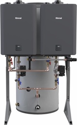 [3681180] Demand Duo 2 H-Series 398,000Btu 100G Hybrid Water Heater Horizontal