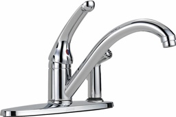 [3060126] Single Handle Kitchen Faucet with Spray (Wholesale Packaging)