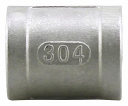 [7119933] SS304C-07 - '3/4" 304SS Coupling Iso4144'