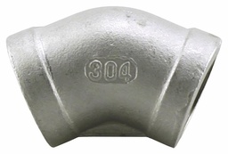 [7119916] SS304E4-05 - '1/2" 304SS 45 Elbow Iso4144'
