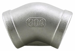 [7119917] SS304E4-07 - '3/4" 304SS 45 Elbow Iso4144'
