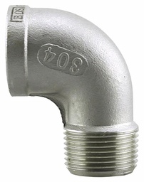 [7119898] SS304SE-07 - '3/4" 304SS Str Elbow Iso4144'