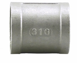 [7110795] SS316C-10 - '1" 316SS Coupling Iso4144'