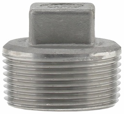[7110970] SS316P-12 - '1-1/4"316SS Cored Plug Iso4144'
